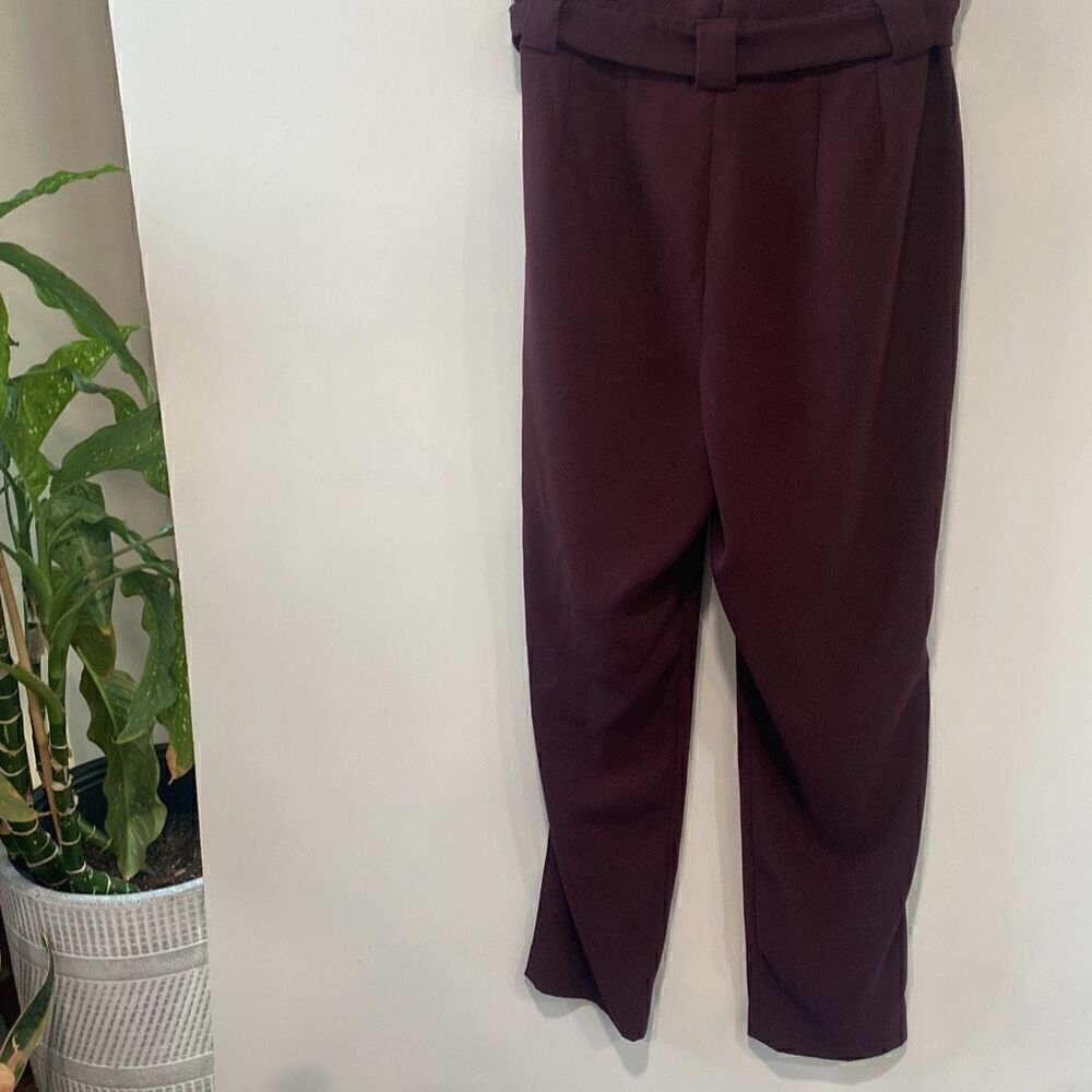 Express Womens Solid Belted Polyester Ankle High … - image 5